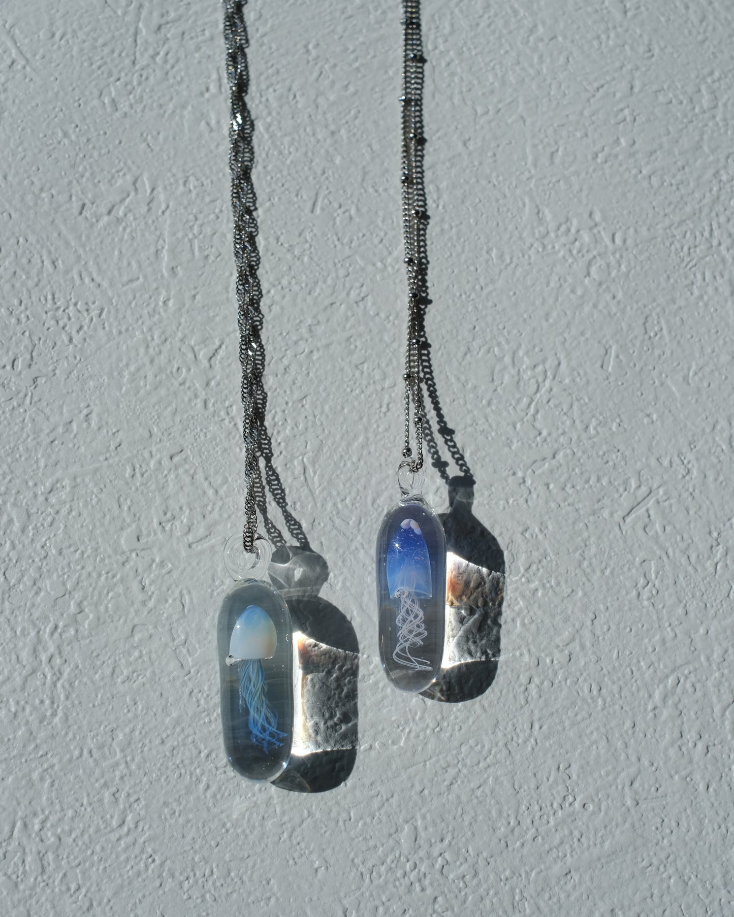 Jellyfish Glass Necklace – Foam