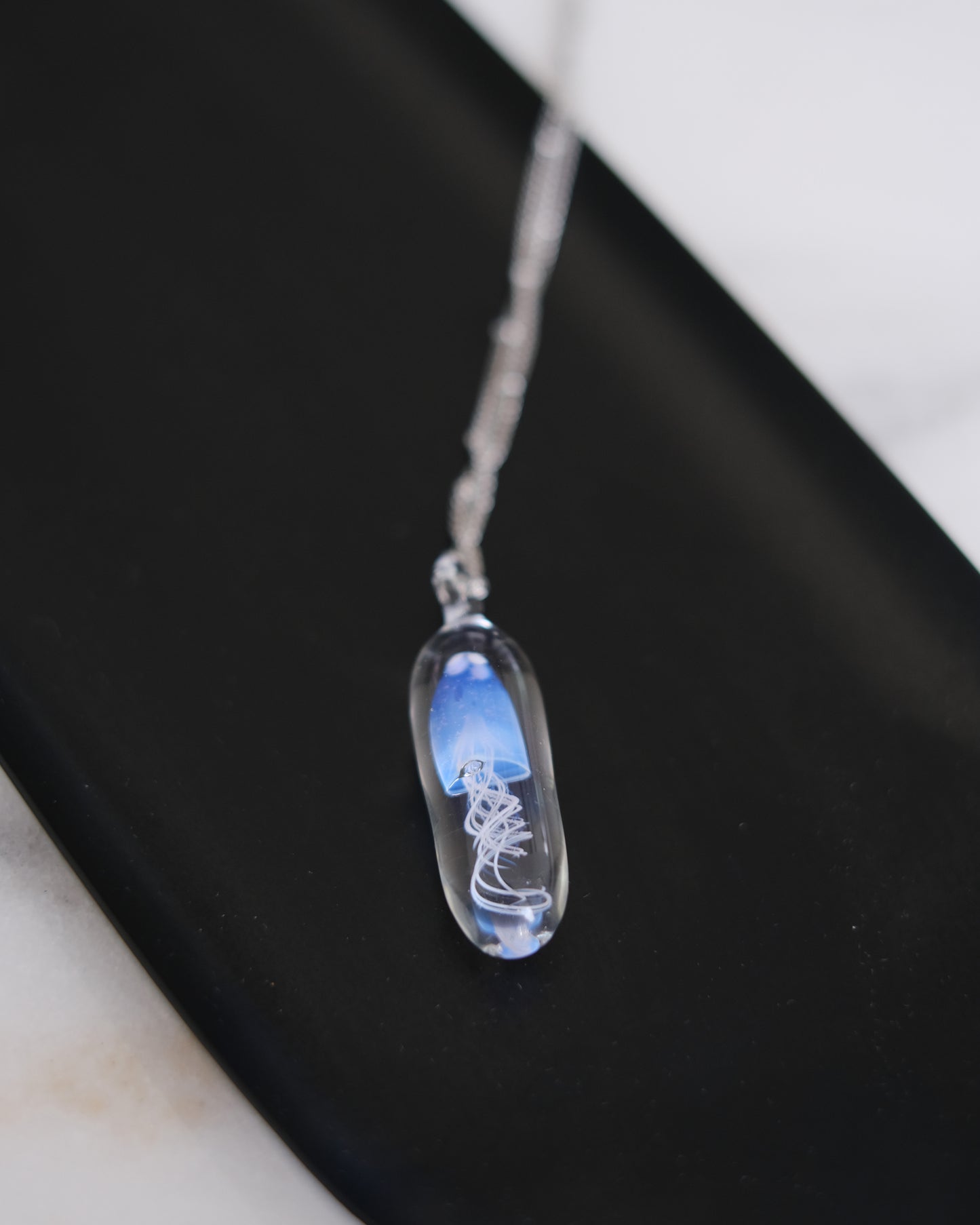 Jellyfish Glass Necklace – Drift