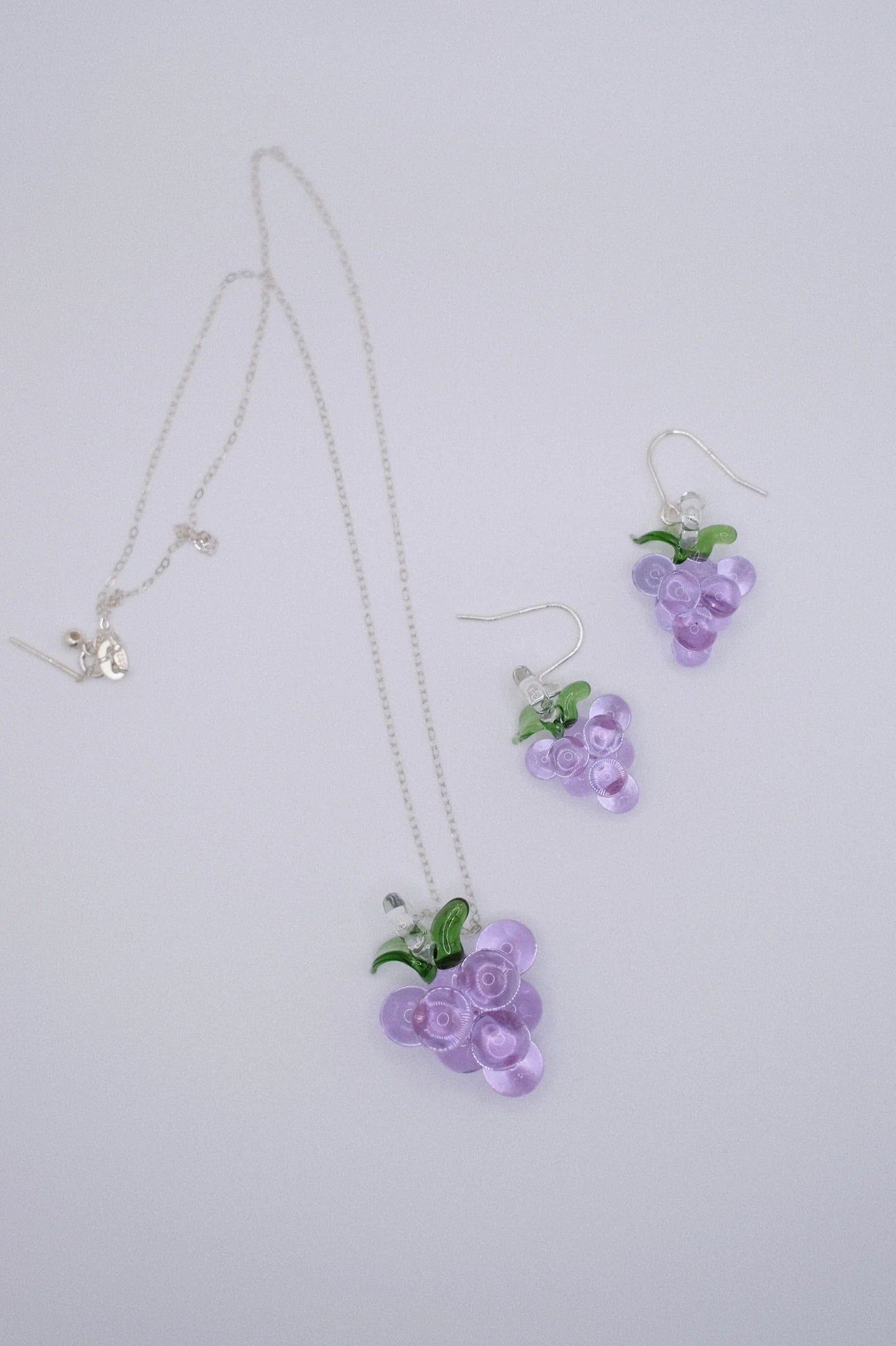 Grape Earrings - Clear