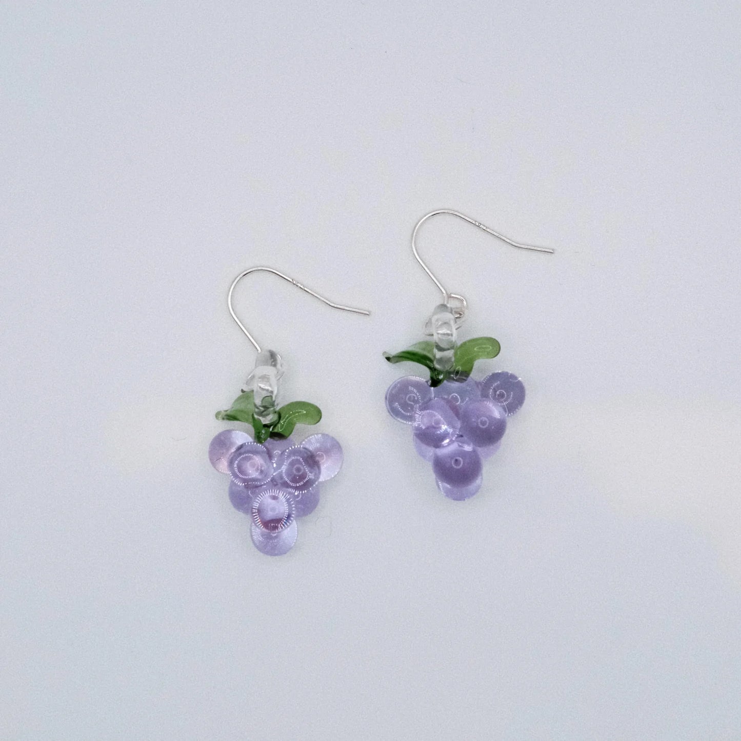 Grape Earrings - Clear