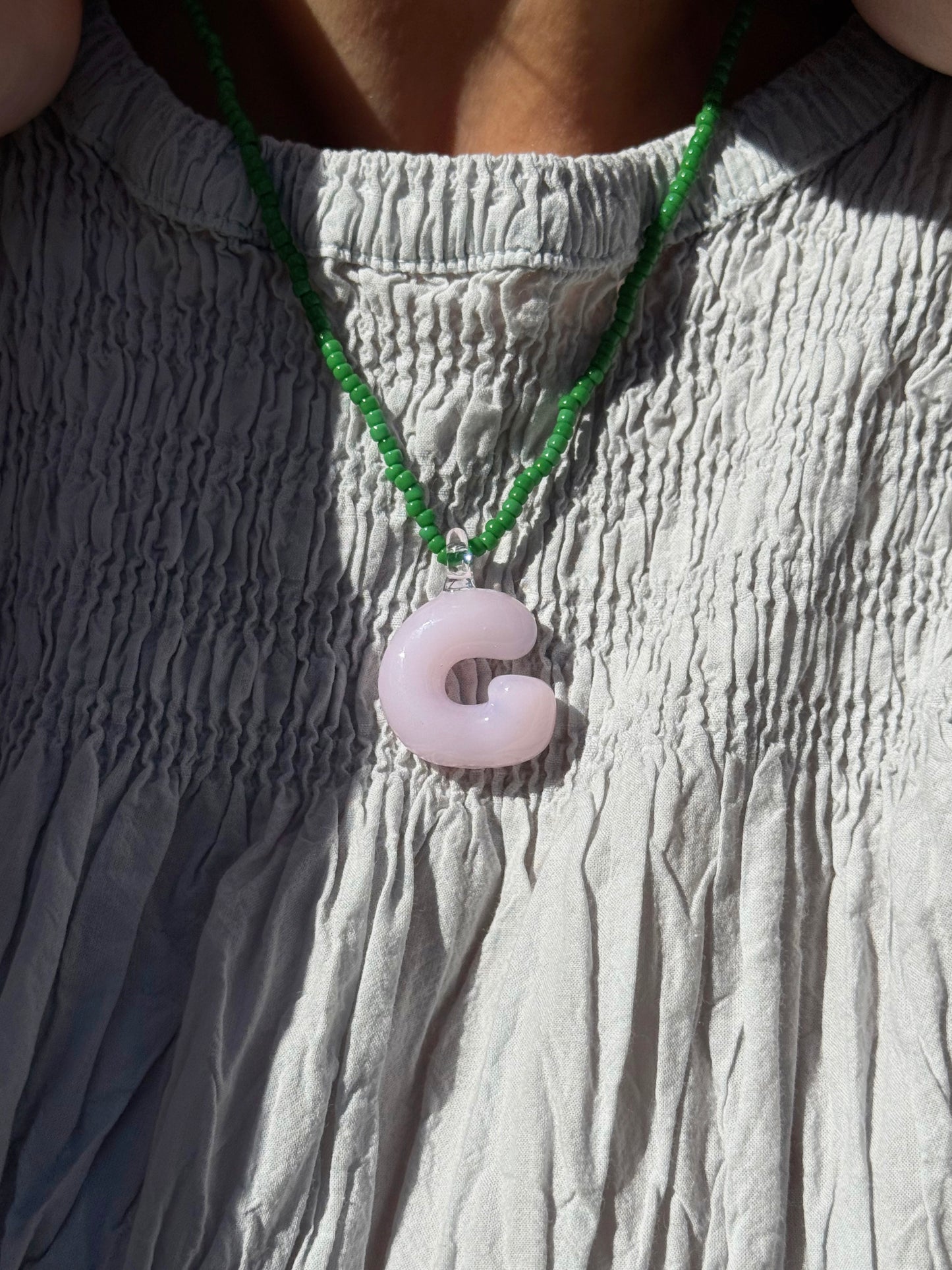 Handmade Initial Necklace